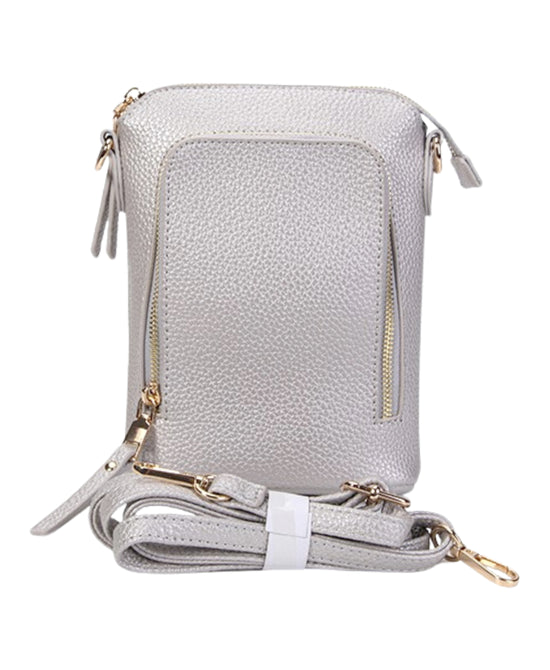 Faux Leather Crossbody Bag view 