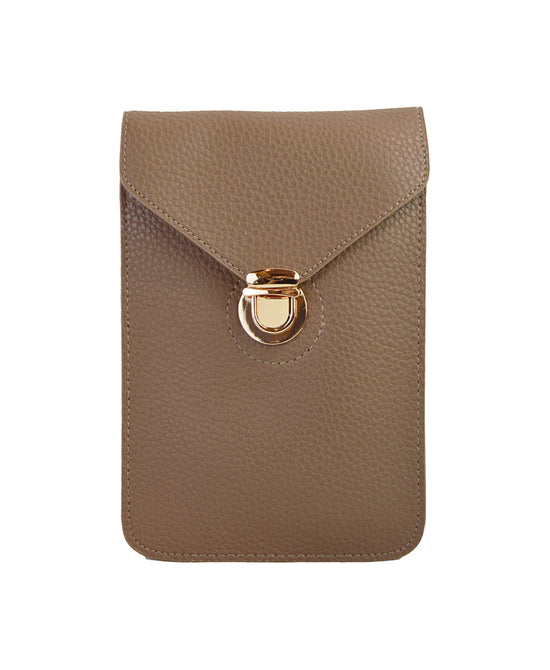 Faux Leather Cell Phone Holder/Crossbody Bag view 