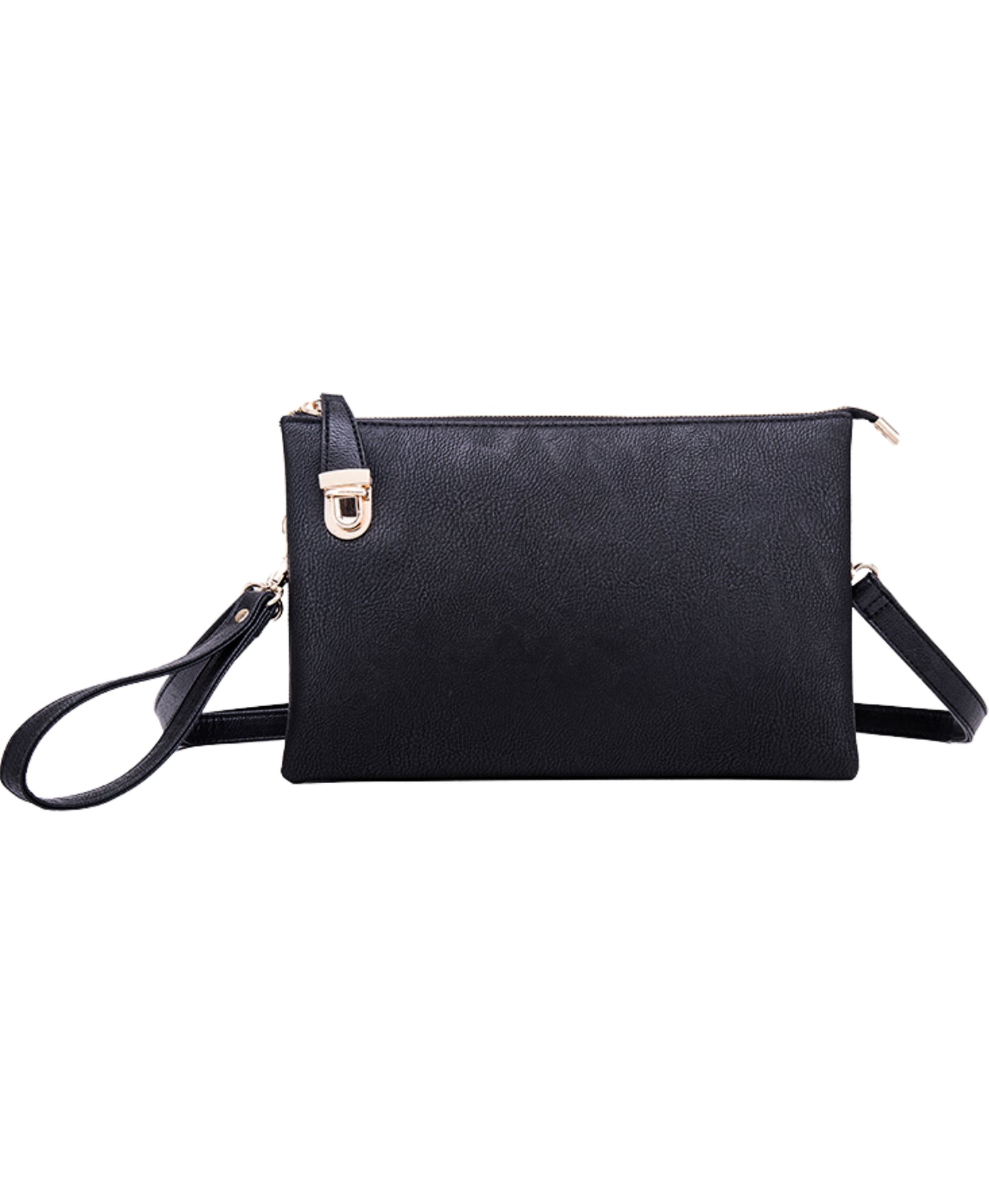 Faux Leather Wristlet/Crossbody Bag view 1
