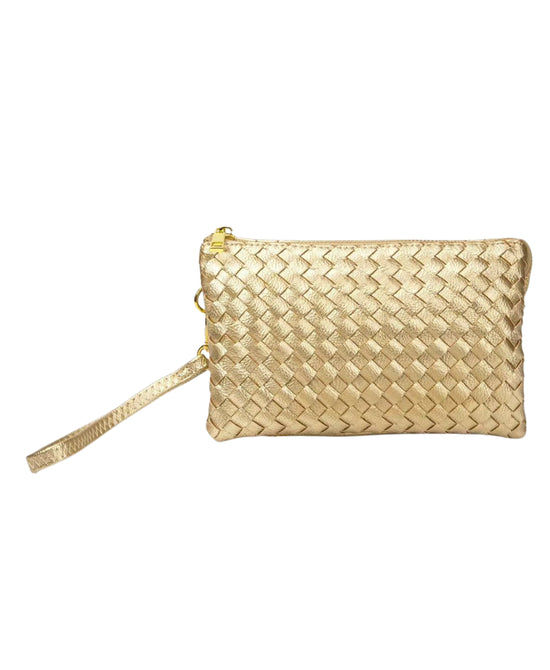 Woven Wristlet/Crossbody Bag view 