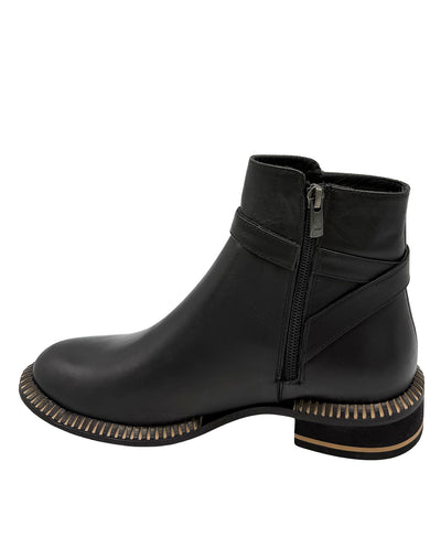 Leather Buckle Bootie image 2