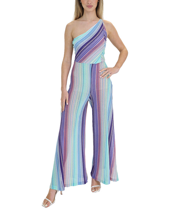 Printed Lurex Jumpsuit view 