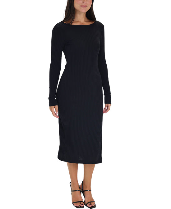 Ribbed Midi Dress view 