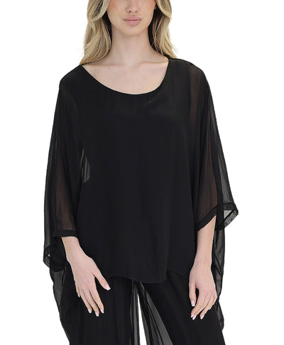 Asymmetrical Silk Top image 1