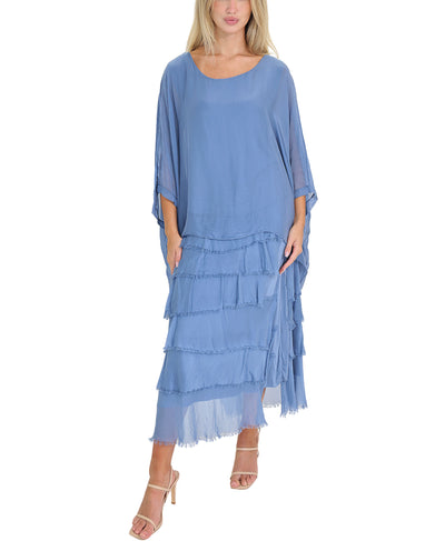 Asymmetrical Silk Top image 2