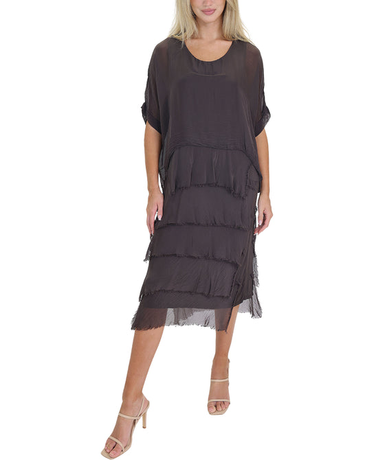 Silk Tiered Dress view 