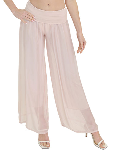 Silk Wide Leg Pants image 1