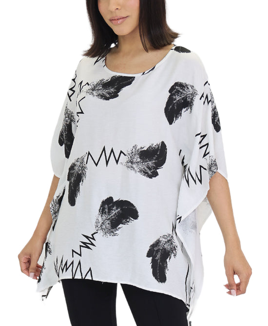 Printed Oversized Top view 
