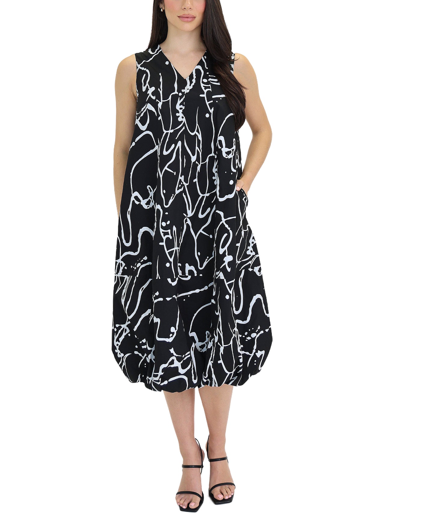 Bubble Bottom Midi Dress view 1