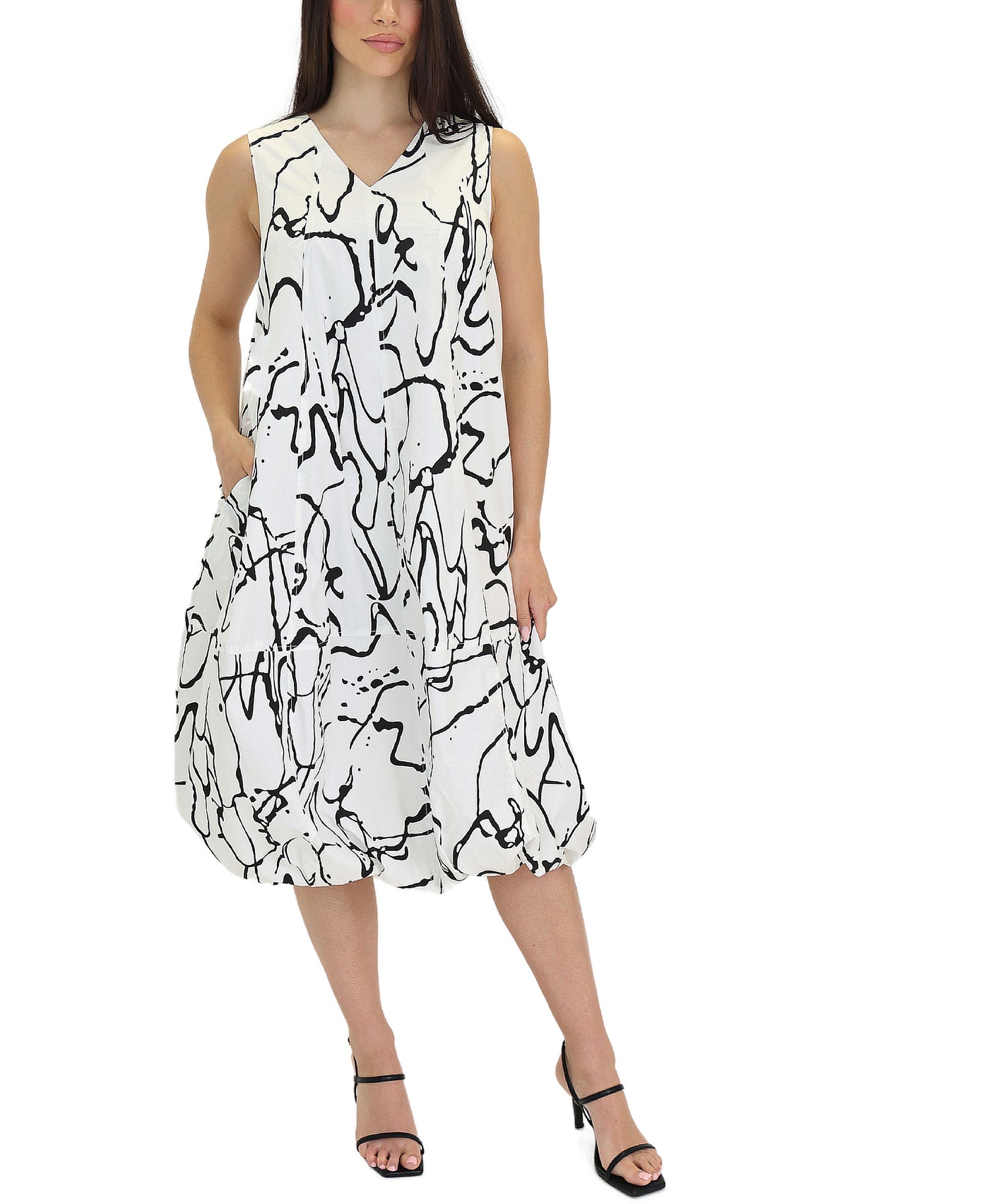 Bubble Bottom Midi Dress view 1