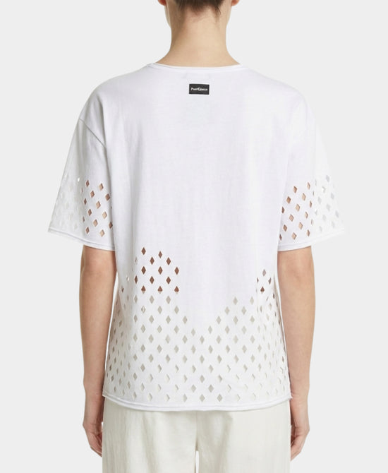 Tee w/ Paint Splatter & Cut-Outs view 2