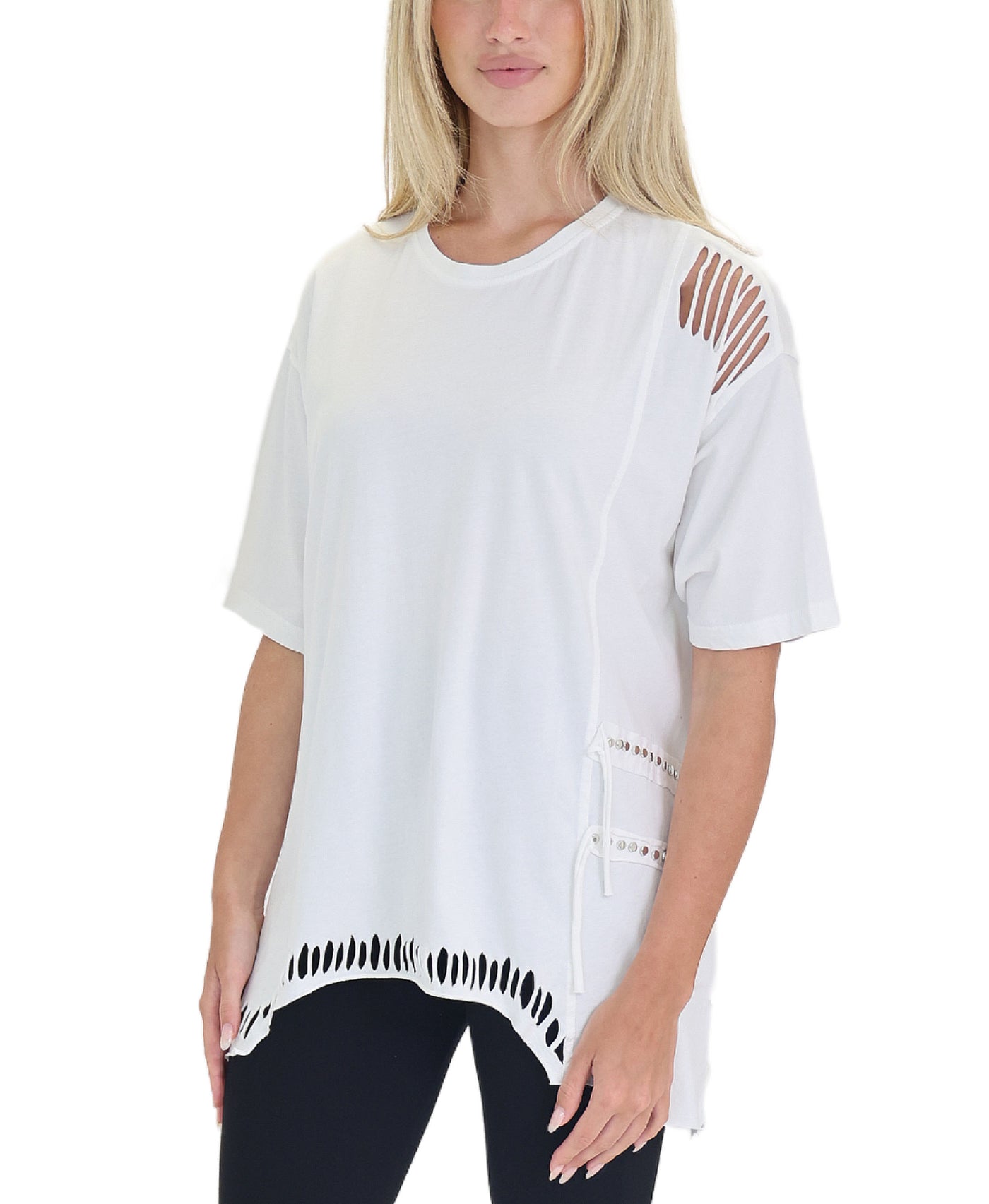 Distressed Top w/ Studs view 1