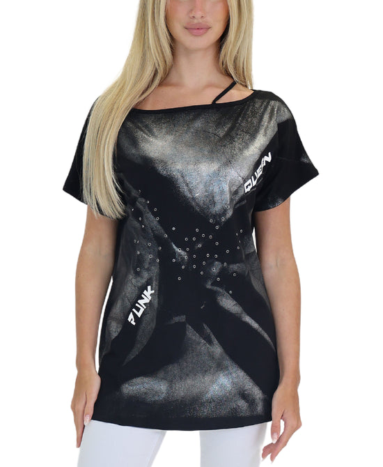 Foil Top w/ Studs view 