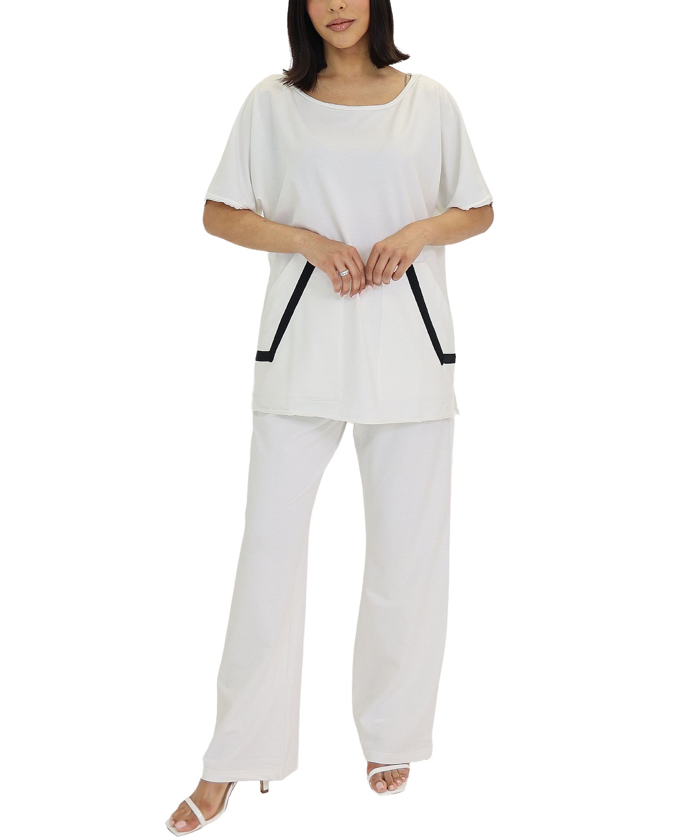 Colorblock Top & Pants - 2 Pc Set view 1