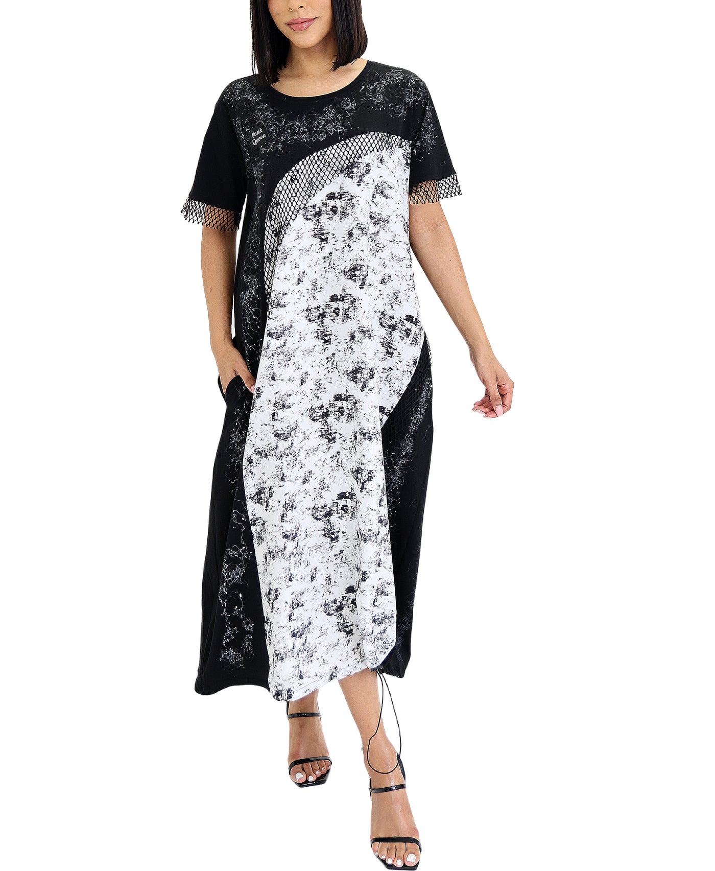 Abstract Print Maxi Dress view 1