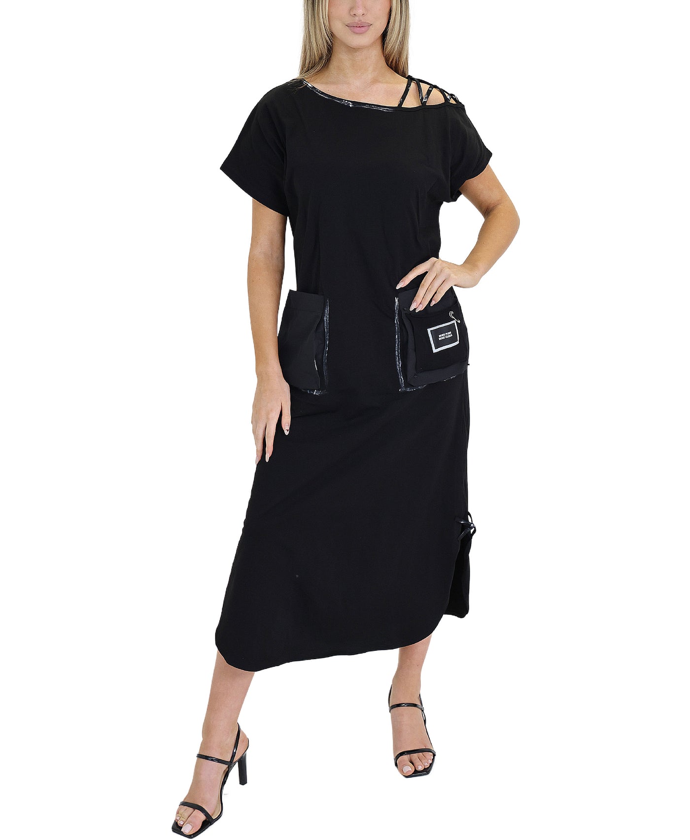 Midi Dress w/ Cargo Pocket view 1