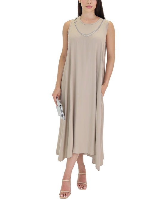 Midi Dress w/ Chain Detail view 