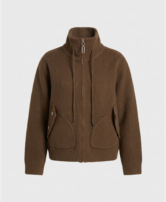 
Sweater Jacket in BROWN view 2