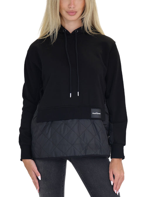 Quilted Trim Top w/ Hood view 