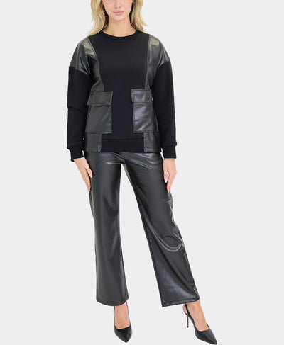 Faux Leather Pants image 2