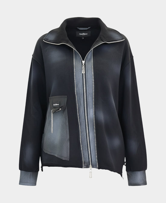 "Punk Queen" Zip Up Top view 