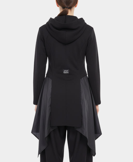 "Punk Queen" Topper w/ Hood view 