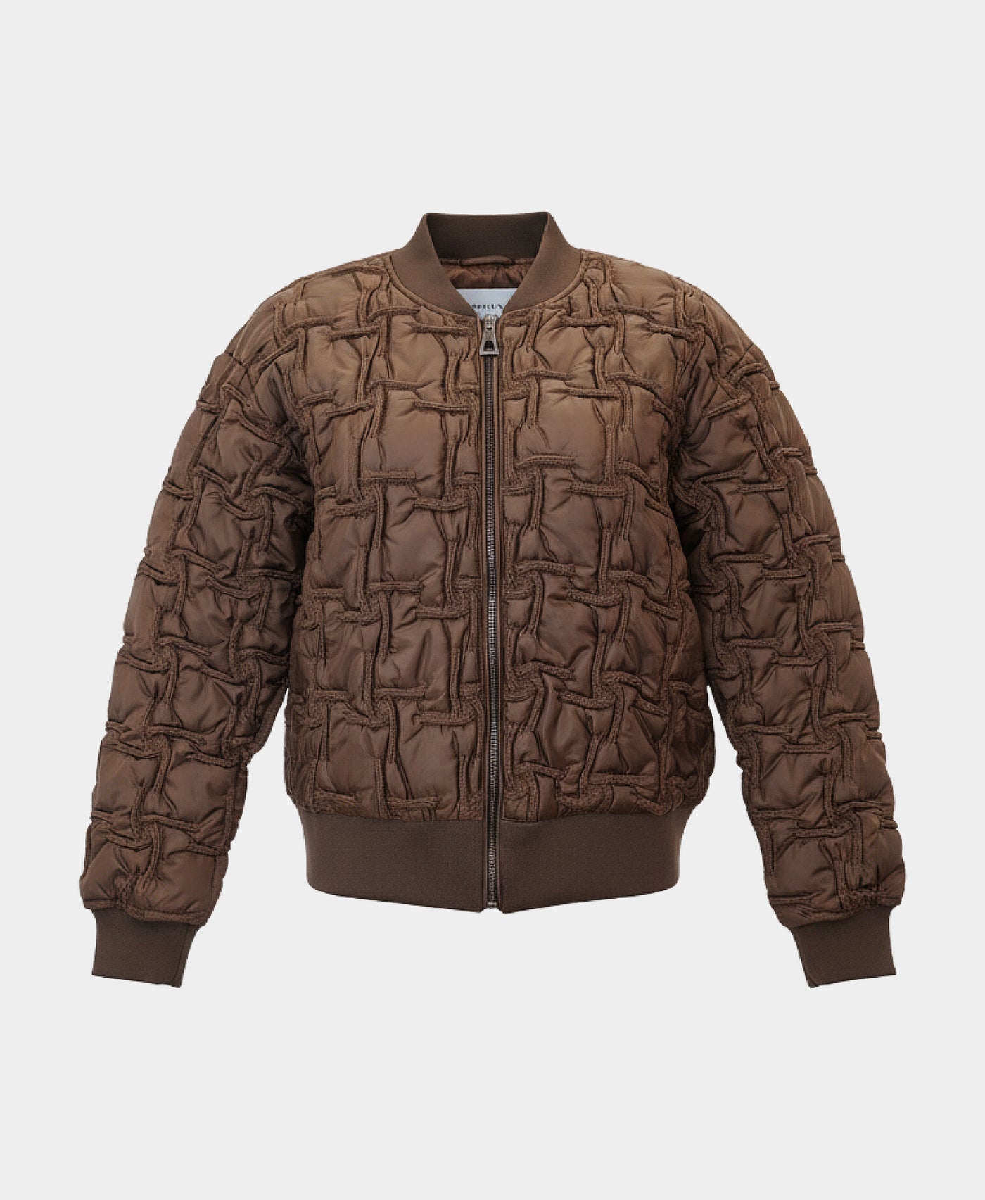 Bomber Jacket w/ Textured Detail view 3