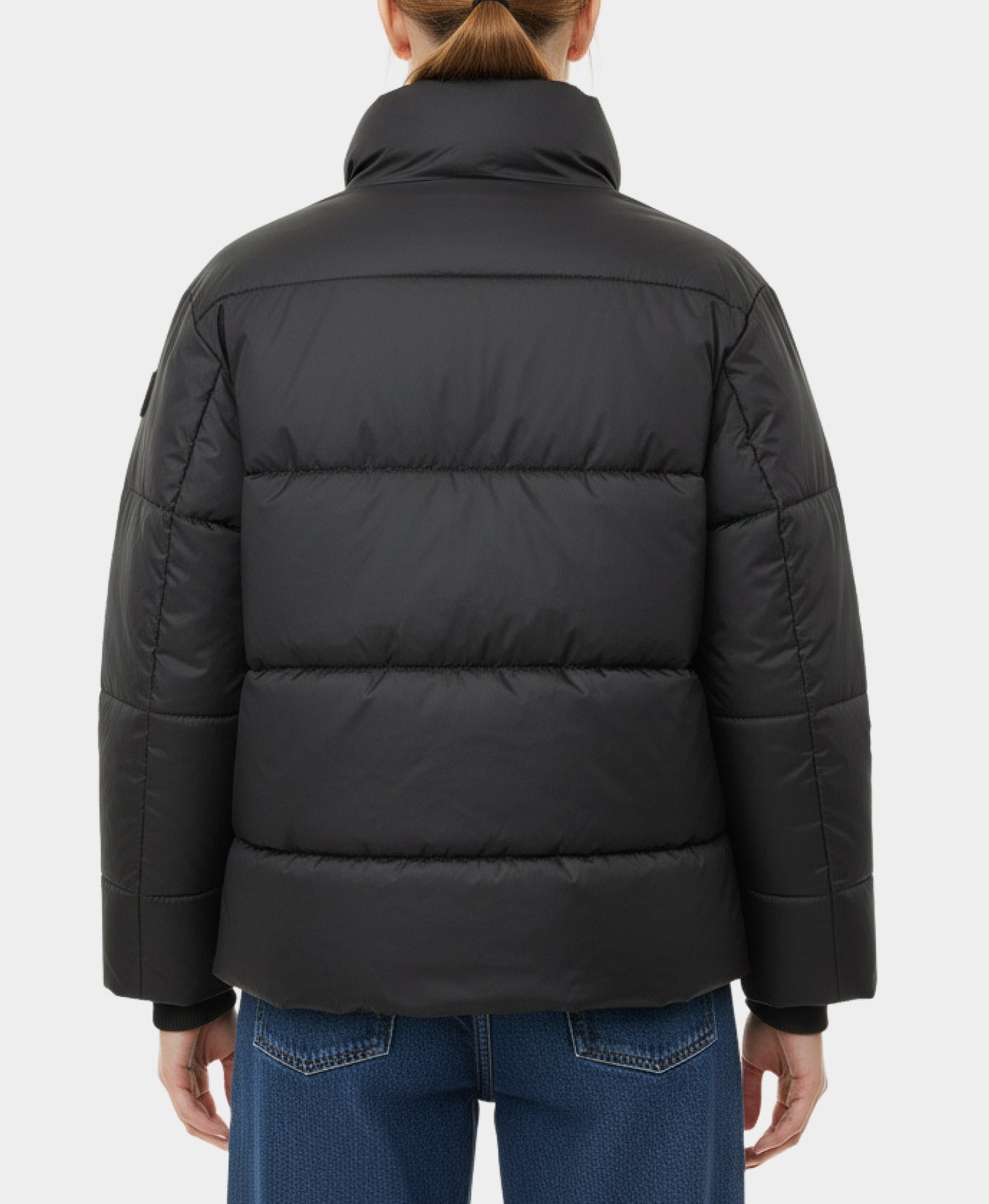 Puffer Jacket w/ Logo view 2
