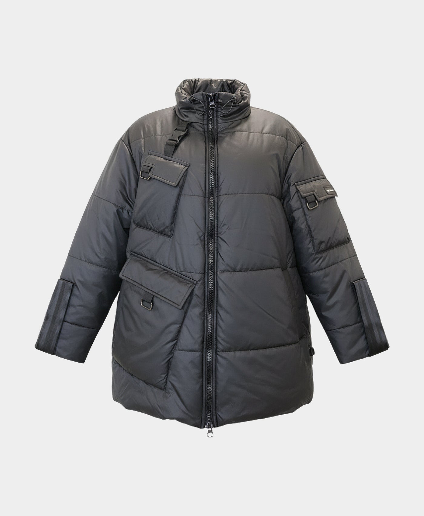 Puffer Jacket w/ Logo view 3