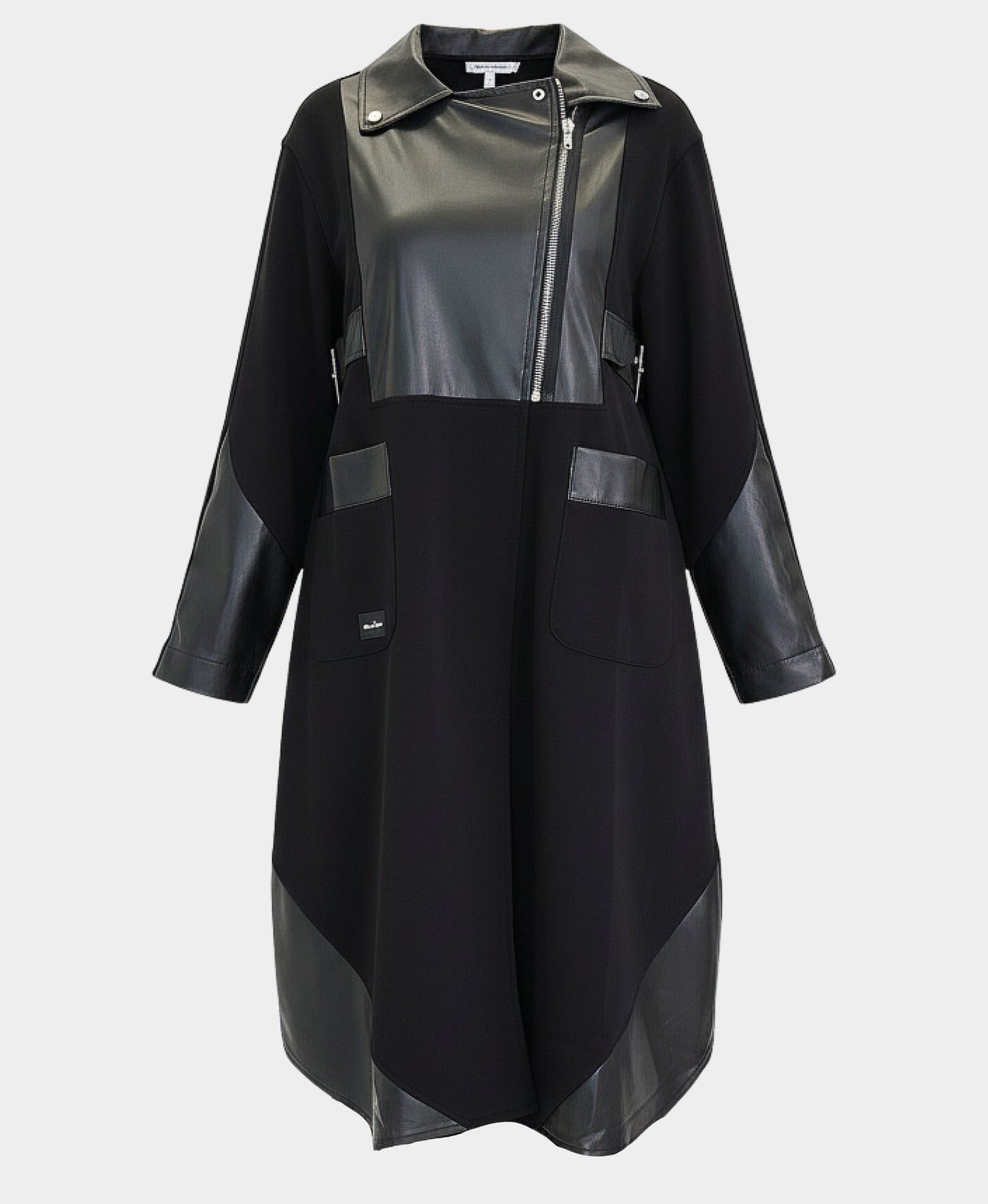 Faux Leather Trim Topper view 2