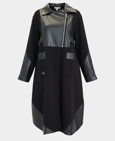 Faux Leather Trim Topper image 2