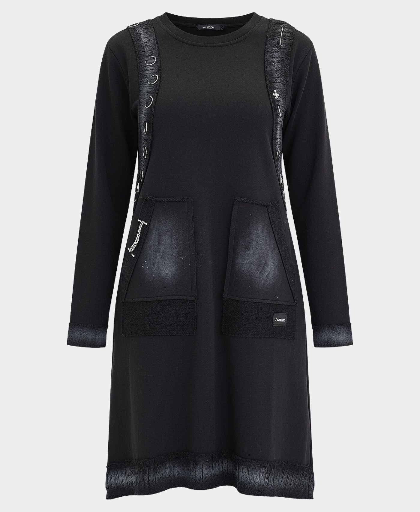 Distressed Dress w/ Rings view 2