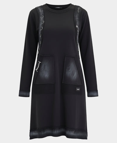 Distressed Dress w/ Rings image 2