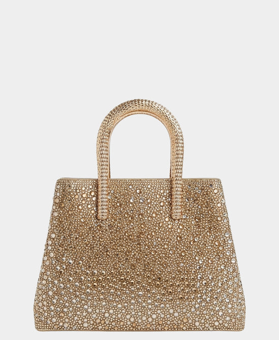 
Crystal Snake Handle Evening Bag in GOLD view 2