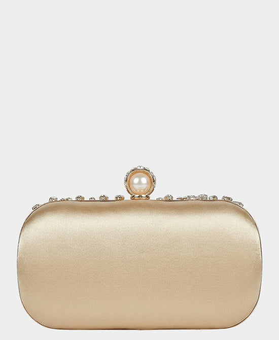 
Multi Stone Evening Clutch Bag in GOLD MULTI view 2