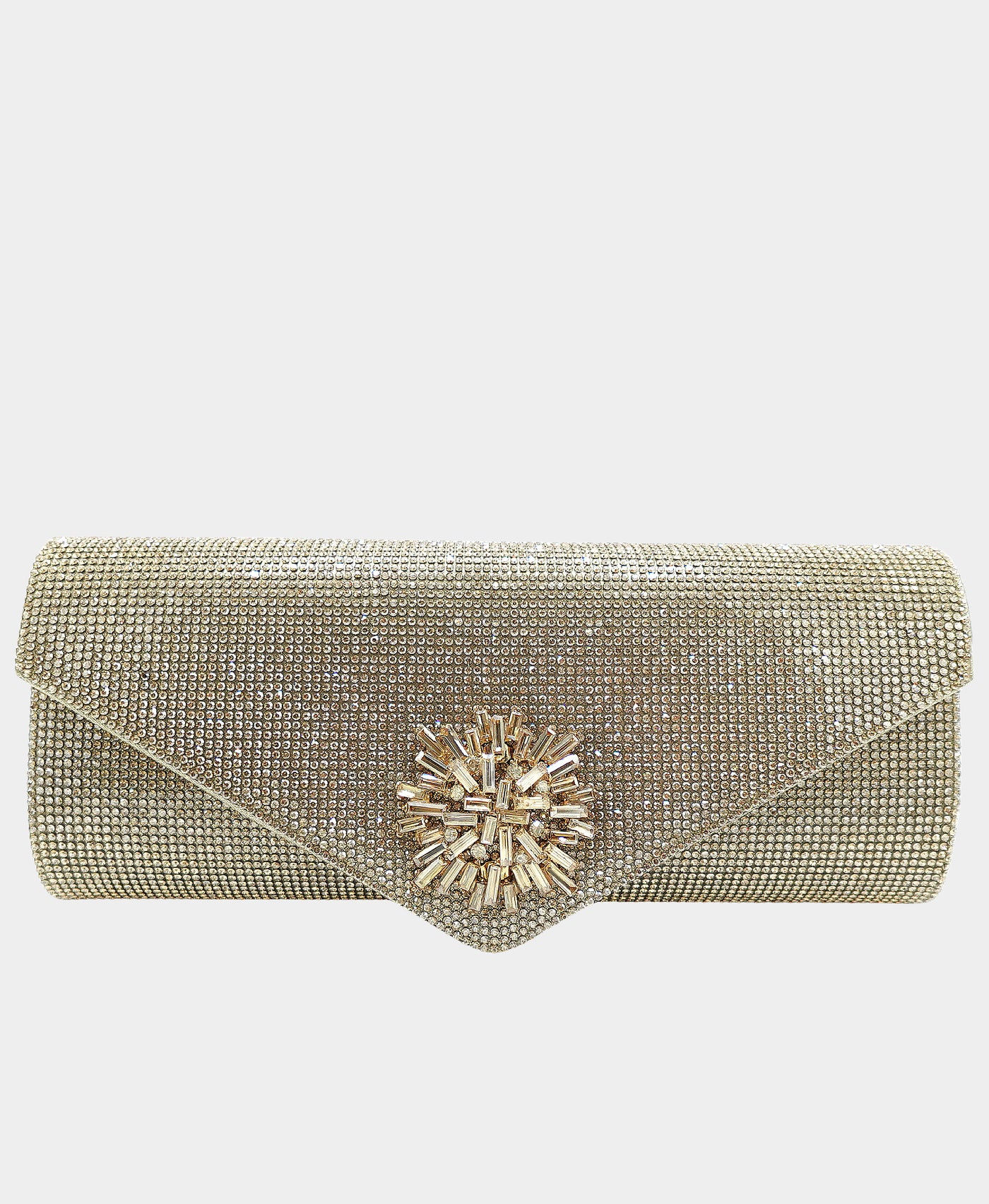 Crystal Clutch Bag w/ Center Detail view 1