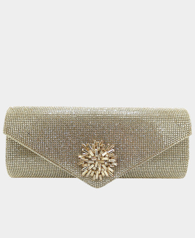 Crystal Clutch Bag w/ Center Detail image 1