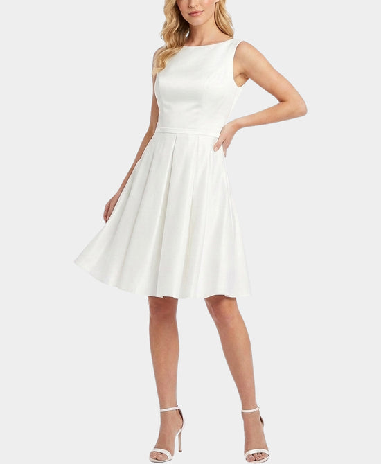 
Dress w/ Open & Bow Back in WHITE view 1