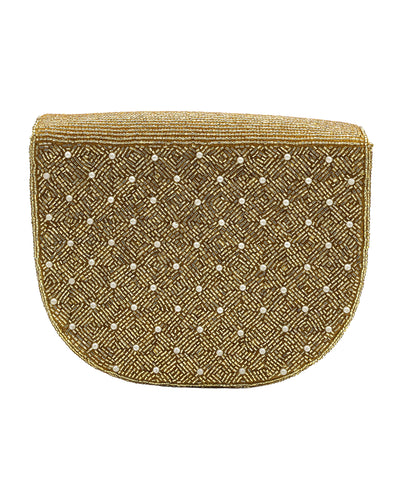 Beaded Flower Clutch Bag image 2