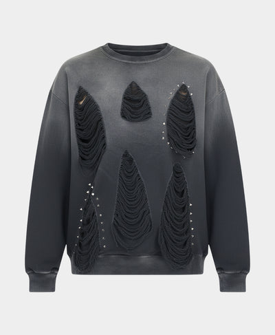 Distressed Ombre Top w/ Studs image 2