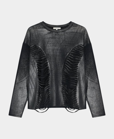 Foil Top w/ Distressed Detail image 2