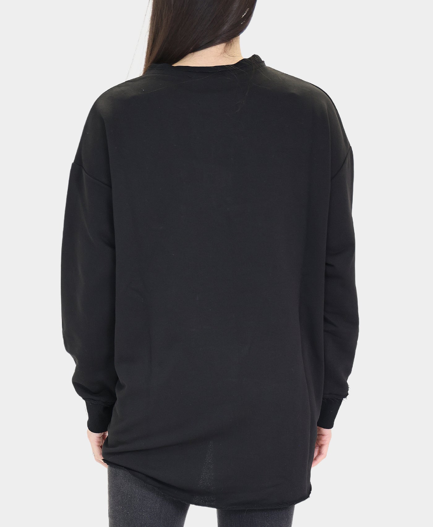 Rhinestone & Stud Hi-Lo Sweatshirt view 2