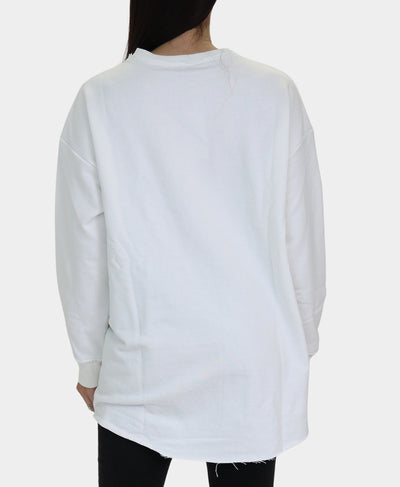 Rhinestone & Stud Hi-Lo Sweatshirt image 2