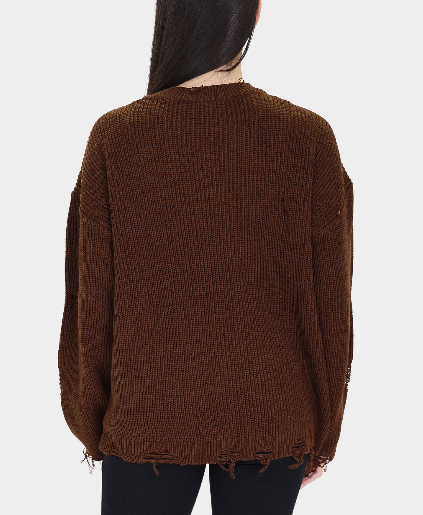 Distressed Sweater w/ Chains view 2