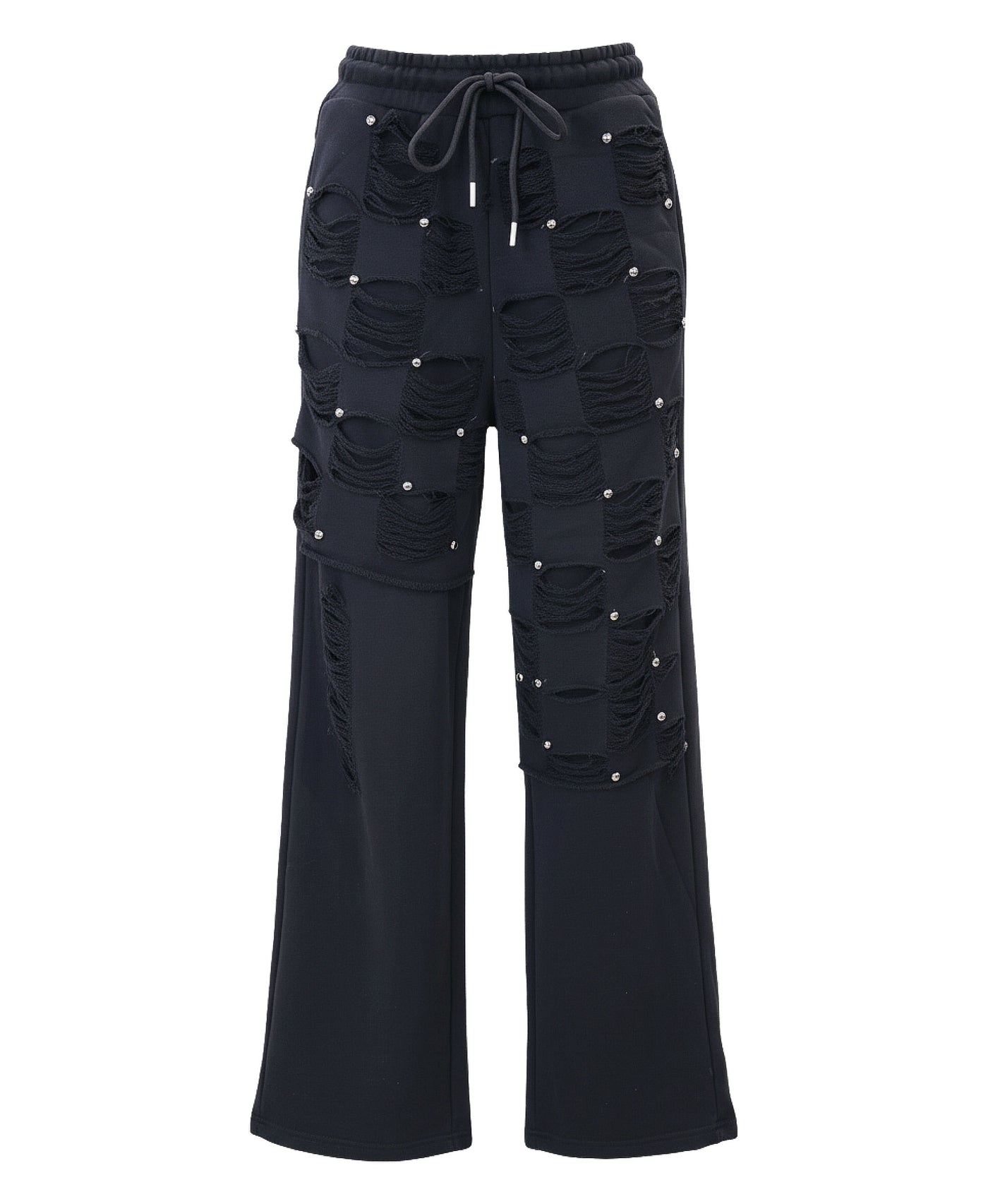 Shredded Sweatpants w/ Studs view 1