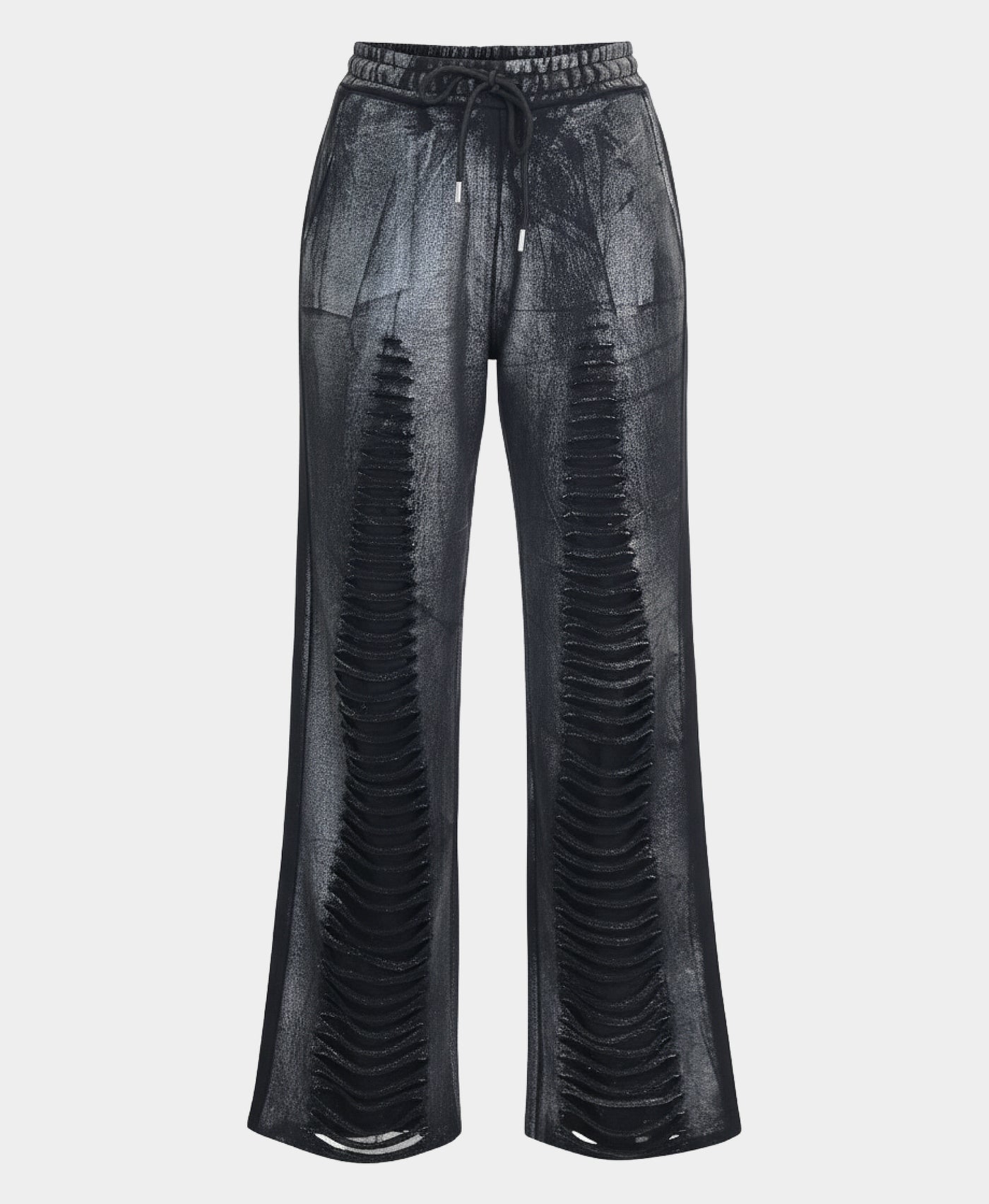 Foil Sweatpants w/ Distressed Detail view 3