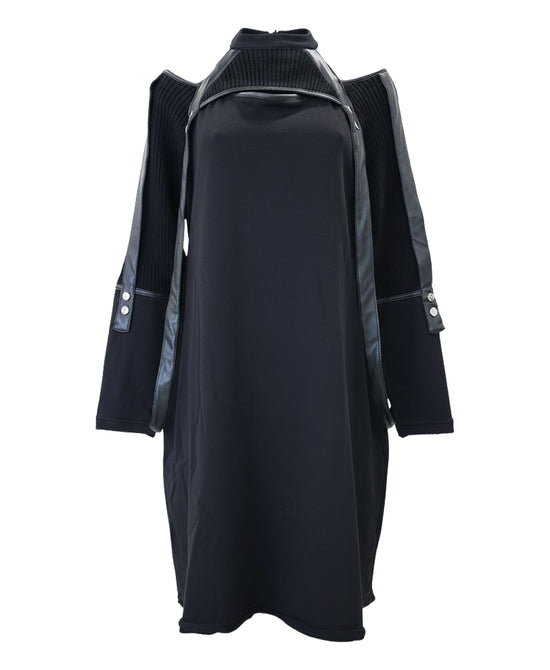 Off The Shoulder Sweater/Fleece Dress view 