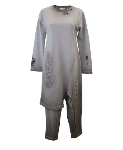 Distressed Hanky Hem Dress image 2