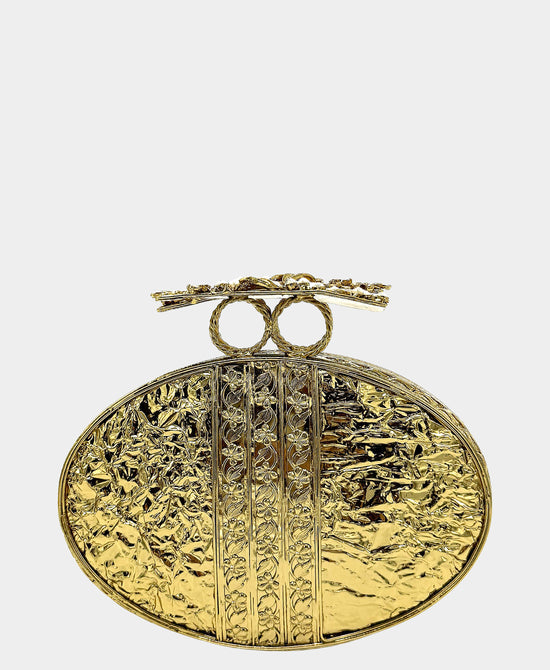 
Flower Pearl Evening Bag in GOLD/PEARL view 2