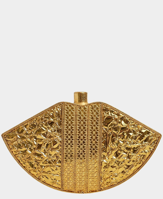 
Mother Of Pearl Iridescent Clutch Bag in GOLD MULTI view 2